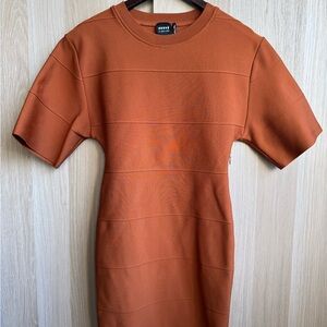 Herve Leger Tan Knit Dress